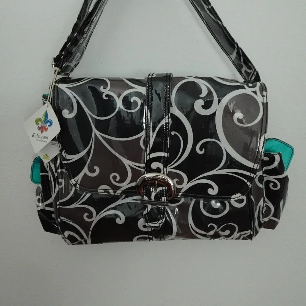 Kalencom Baby Diaper Bag + Bottle Bag Zip Pouch Changing Pad Accessories